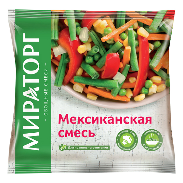 Смесь овощная МИРАТОРГ Мексиканская замороженная 400гр